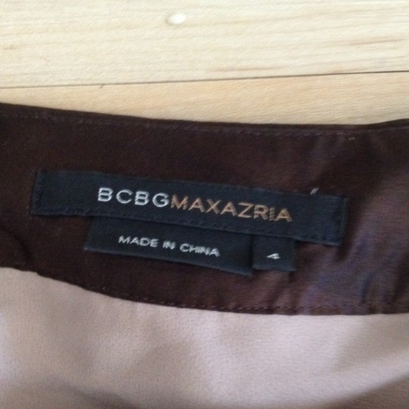 Brown Silk BCBG Dress - Picture 4 of 4